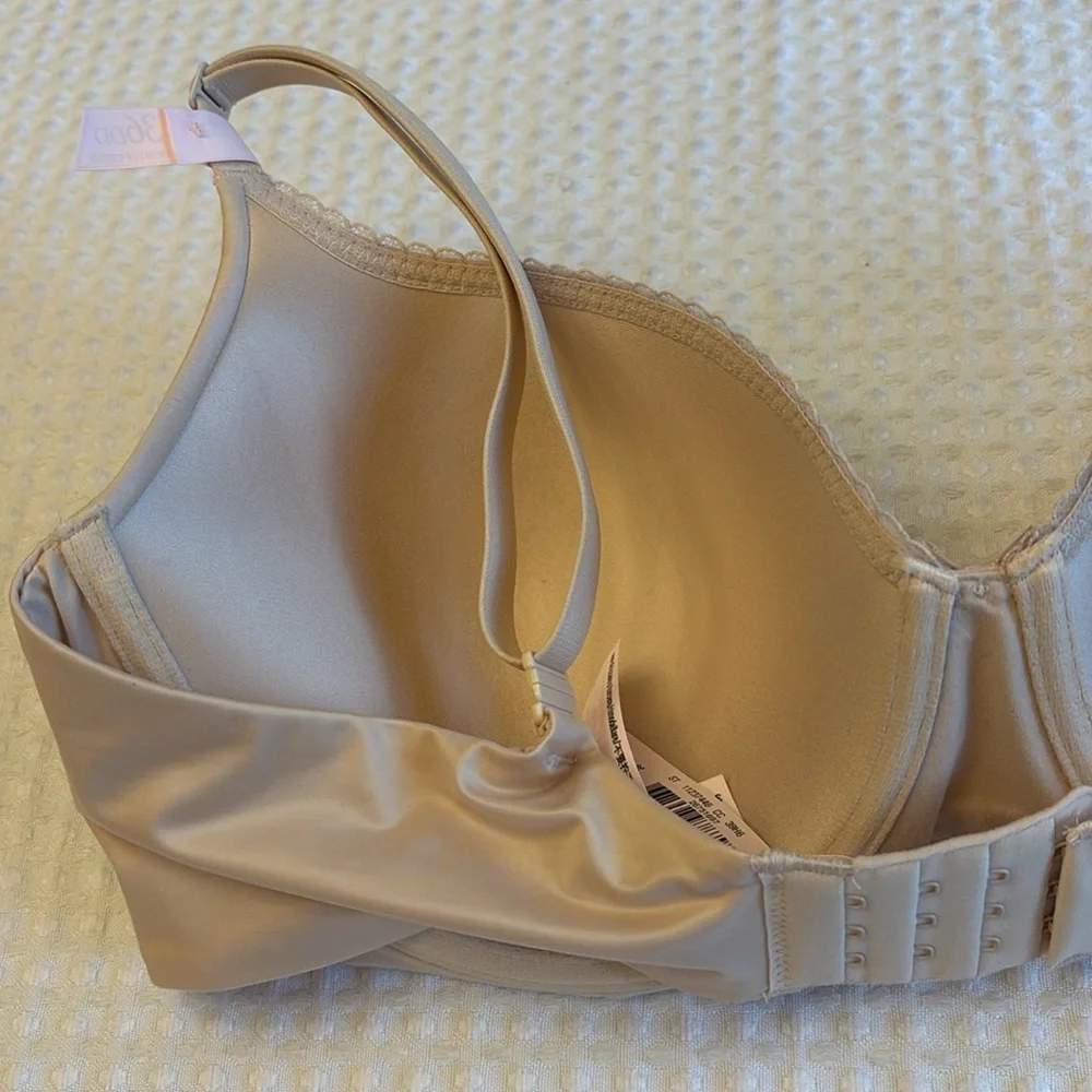 NEW! $50 VICTORIA’S SECRET 38DD(E) Lightly Lined Demi Bra BEIGE Padded Underwire - Picture 13 of 15